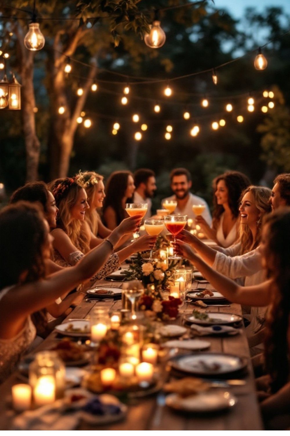 Viajeros conociendo personas locales en un bar